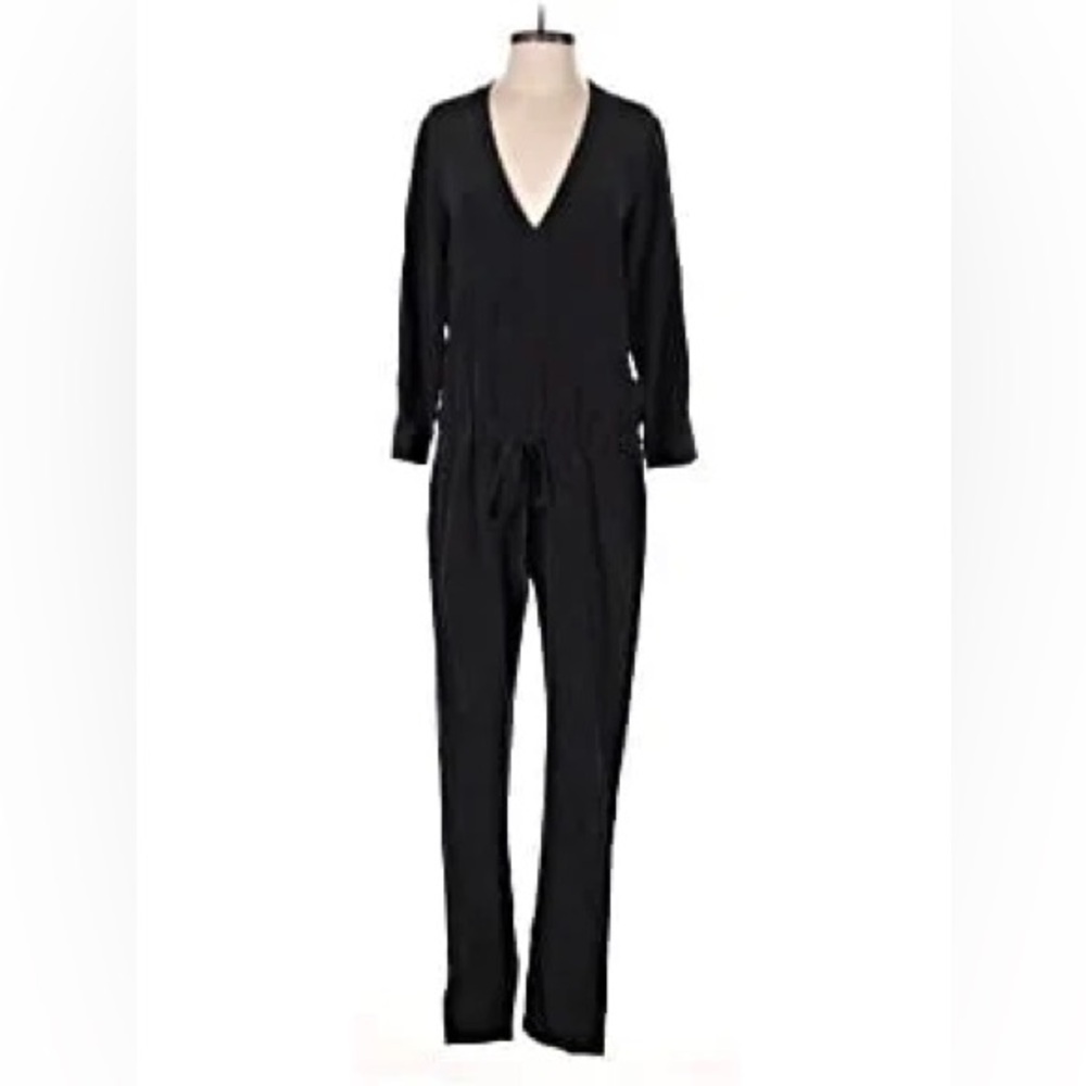 Mason women’s black long sleeve jumpsuit size 2